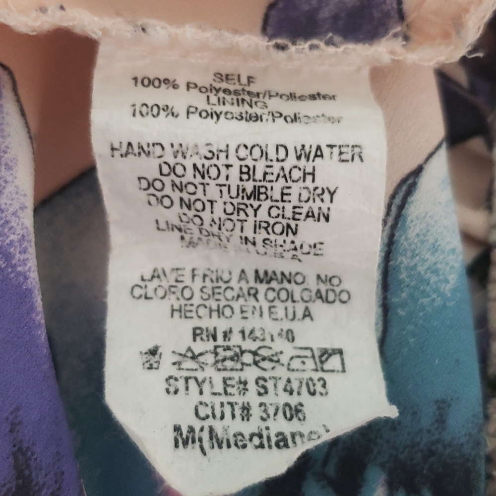 Forever 21 floral off shoulder crop top shirt - Picture 4 of 4